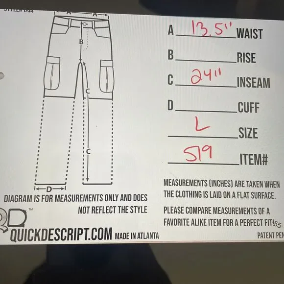 Spanx Size L High Rise Look at Me Now Seamless Cropped 24" Inseam Leggings - Picture 5 of 5